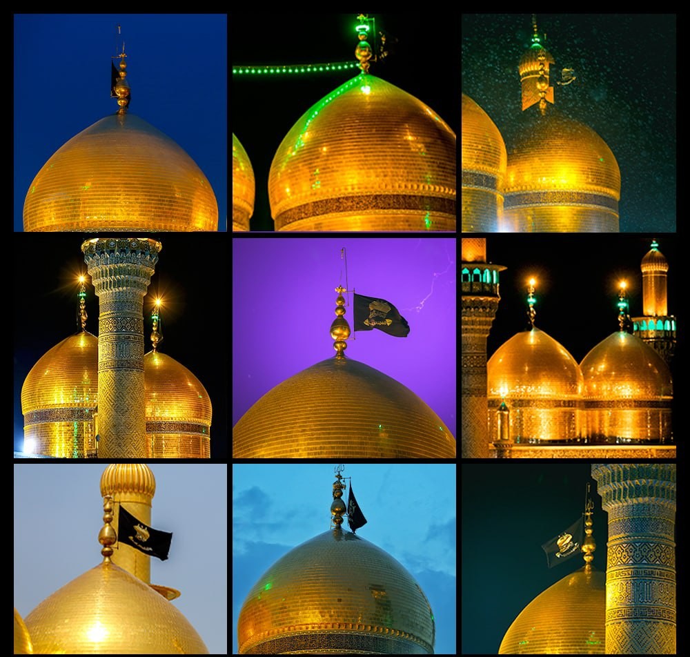 مجموعه تصاویر باکیفیت از گنبد و بارگاه امام جواد و امام کاظم علیه السلام